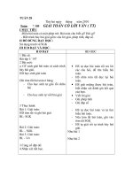 TOÁN 1-TUẦN 28( CHUẨN KIẾN THỨC )