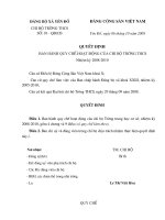 Quy chế hoạt động chi bộ nhà trường