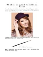 Đôi mắt sắc sảo quyến rũ cho buổi hò hẹn đầu tuần pps