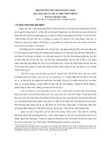 Định hướng đổi mới PPDH Địa lý