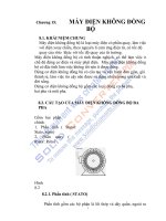 kỹ thuật đo lường và tính toán thiết kế máy điện, chương 15 ppt