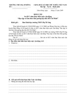 Bao cao so ket 3 nam hoc tap lam theo tam guong .. cua to chuyen mon