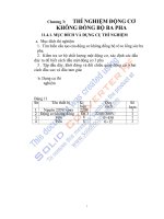 THÍ NGHIỆM KỸ THUẬT ĐIỆN, chương 3 ppsx