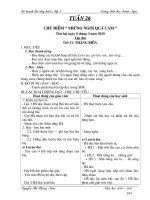 TUAN 26 - BUOI 1 (LOP 4)