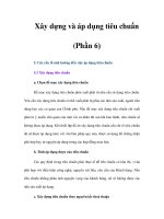 Xây dựng và áp dụng tiêu chuẩn (Phần 6) pptx