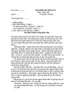 Kiểm tra giữa kì 2 môn TV Lớp 5