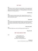 TOÁN TUỔI THƠ NĂM 2000