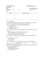 Đề KT GIỮA HK2 LỚP 5