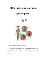 Biến chứng của tăng huyết áp kịch phát (Kỳ 2) doc