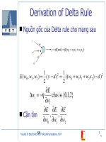 PPt3 - Derivation of Delta Rules pps