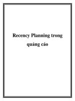recency planning trong quảng cáo