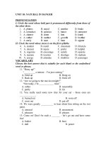 UNIT 10_ NATURAL IN DANGER.doc