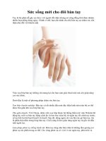 Sức sống mới cho đôi bàn tay pptx