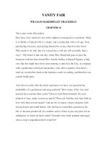 LUYỆN ĐỌC TIẾNG ANH QUA TÁC PHẨM VĂN HỌC-VANITY FAIR -WILLIAM MAKERPEACE THACKERAY -CHAPTER 16 potx