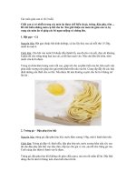 Các món ăn giàu canxi