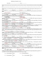 đề kiểm tra vật lý khối 12 cb