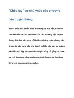 'chộp lấy 'sự chú ý của các phương tiện truyền thông