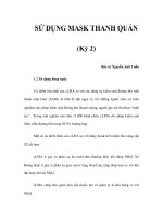 SỬ DỤNG MASK THANH QUẢN (Kỳ 2) docx