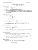 đề thi thử đại học Toán số 80