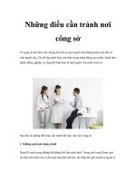 Những điều cần tránh nơi công sở ppt