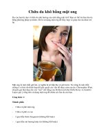 Chữa da khô bằng mật ong ppsx