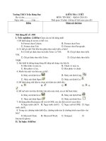 đề kiểm tra tin khối 6 tuần 28