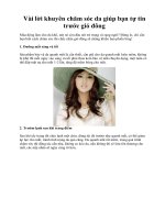 Vài lời khuyên chăm sóc da giúp bạn tự tin trước gió đông pot