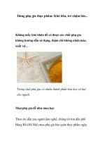 Dùng phụ gia thực phẩm: Khó tiêu, trẻ chậm lớn. potx