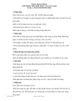 giáo án THẾ GIỚI THỰC VẬT tuần 26 chồi