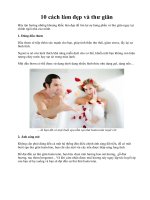 10 cách làm đẹp và thư giãn ppt