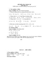 Đề - Đáp án KT chương 3 Đại số 8 (1)