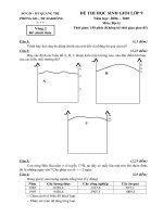 Đề thi HSG Địa lý 2004-2005