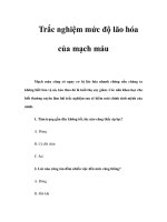 Trắc nghiệm mức độ lão hóa của mạch máu ppsx