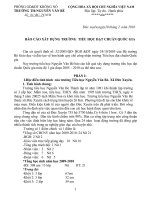 bao cáo trường chuản