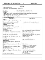 giáo án chièu tuàn 25 - lớp 1