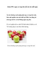 Giảm 50% nguy cơ ung thư nếu ăn táo mỗi ngày pot