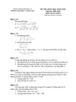 Đề thi HSG 09-10 (toán 9-Phủ Lý)