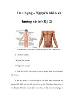 Đau bụng – Nguyên nhân và hướng xử trí (Kỳ 2) ppt