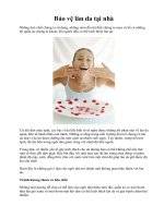 Bảo vệ làn da tại nhà ppsx