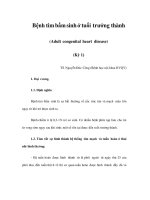 Bệnh tim bẩm sinh ở tuổi trưởng thành (Adult congenital heart disease) (Kỳ 1) pot