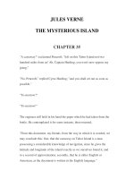 LUYỆN ĐỌC TIẾNG ANH QUA TÁC PHẨM VĂN HỌC-JULES VERNE -THE MYSTERIOUS ISLAND -CHAPTER 35 pps