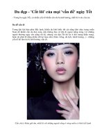 Da đẹp - ''''Cốt lõi'''' của mọi ''''vấn đề'''' ngày Tết doc