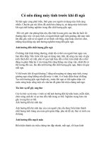 Có nên dùng máy tính trước khi đi ngủ