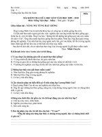 Đề thi GHK2- TV3(đọc)-2010