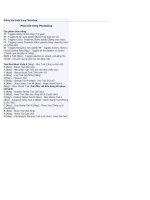 Những thủ thuật trong Photoshop pptx