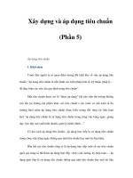 Xây dựng và áp dụng tiêu chuẩn (Phần 5) ppsx