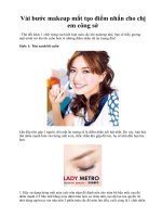 Vài bước makeup mắt tạo điểm nhấn cho chị em công sở docx