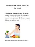 Công dụng chữa bệnh lý thú của các loại củ,quả ppsx