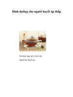 Dinh dưỡng cho người huyết áp thấp pps