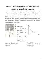 đồ án trang bị điện cho máy cắt kim loại, chương 2 pdf